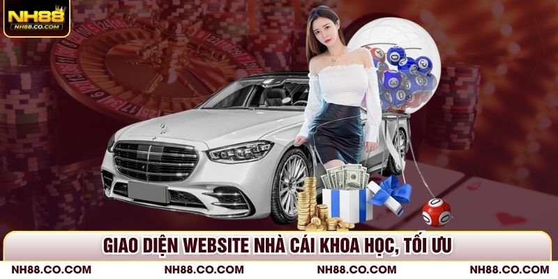 Giao diện website nhà cái khoa học, tối ưu